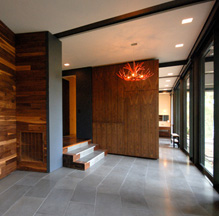 interior walls and ceiling